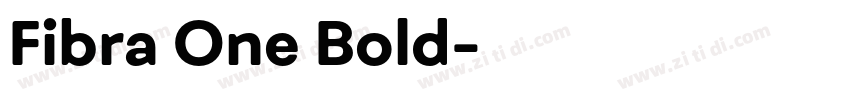 Fibra One Bold字体转换